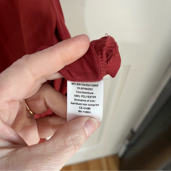 Gentle Fawn size small Sleeveless Burgundy Dress - Picture 7 of 11